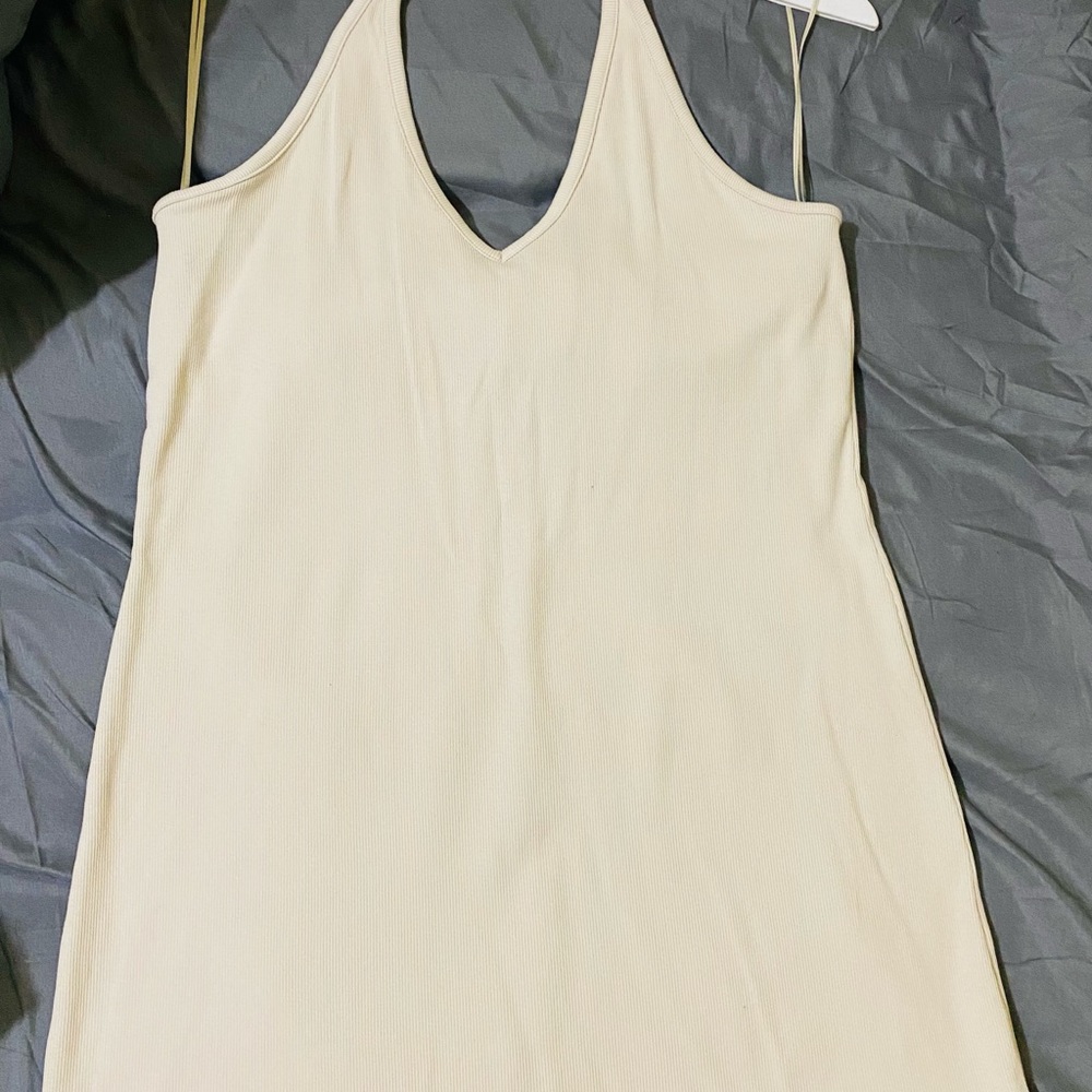 Sun dress with slit